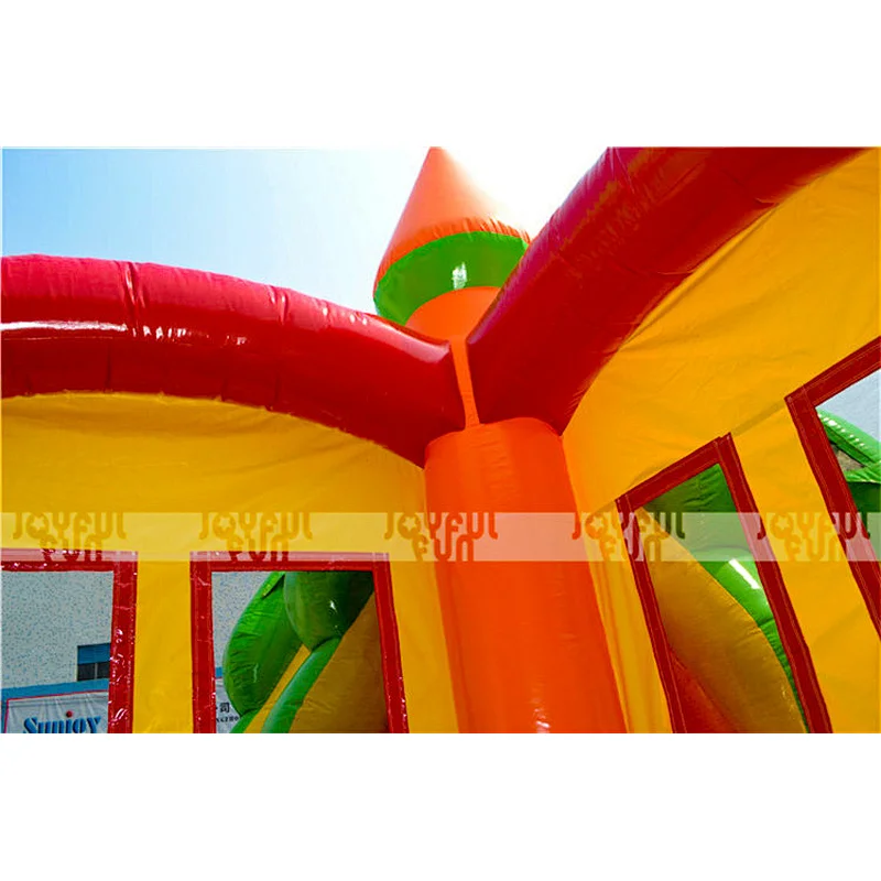2020 Fun jump outdoor inflatable slide castle combination combo bounce house