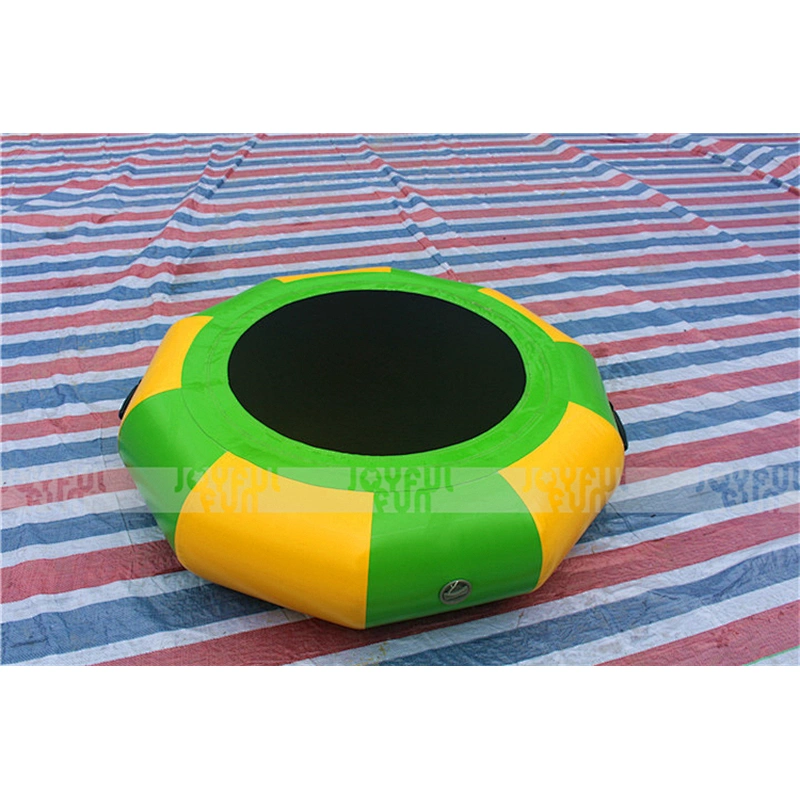 Funny game inflatable round trampoline inflatable jumping area water park equipment park for adults and children