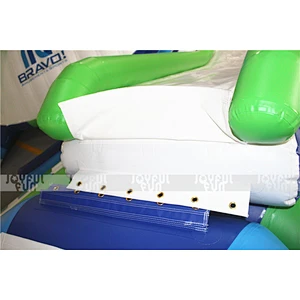 Customized inflatable park play sports equipment with several slides