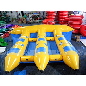 Popular water game inflatable fly fish tube towable inflatable banana boat