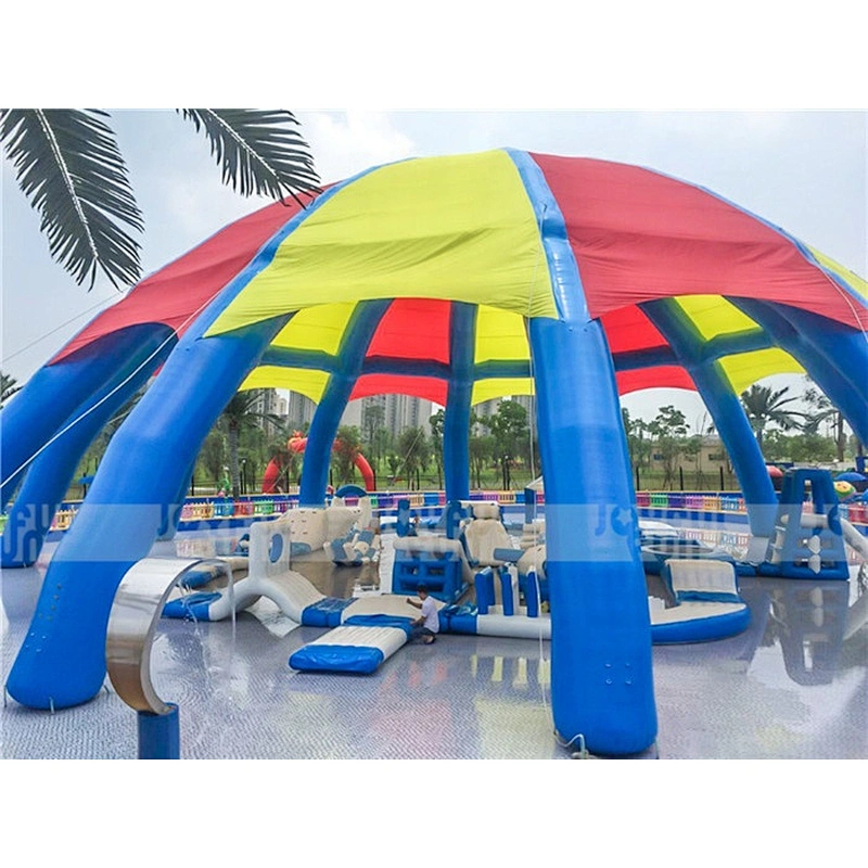 Small medium size cheap outdoor commercial inflatable floating water park equipment price
