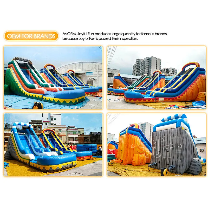Joyful Fun Wholesale Commercial Big Large Inflatable Water Slide