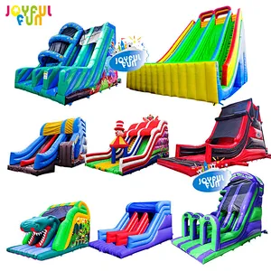 2021 Hot Sell the factory children and adults commercial Inflatable water slide adult