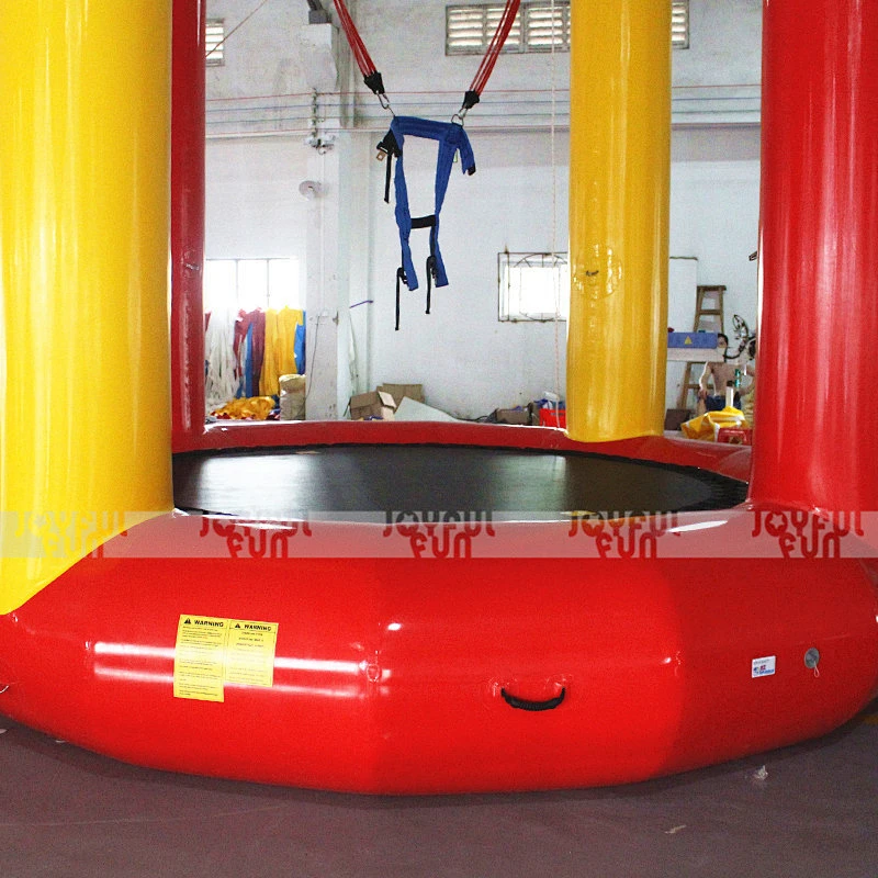 Funny outdoor single inflatable bungee trampoline for sale