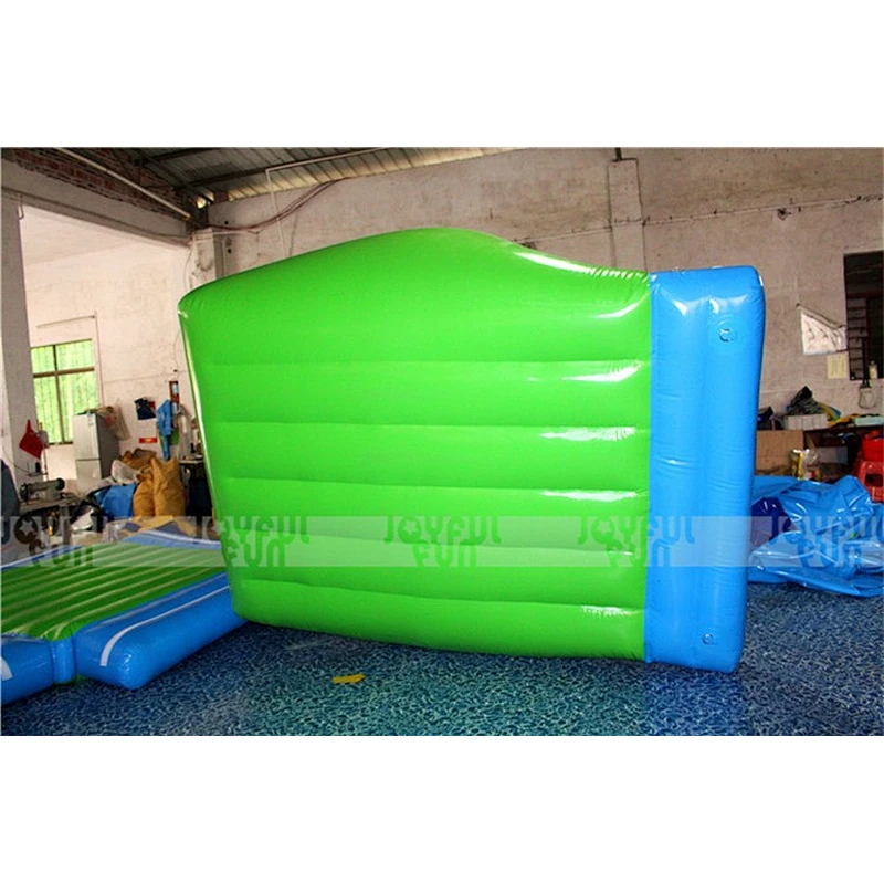 China outdoor pool pvc inflatable floating water slide for sales