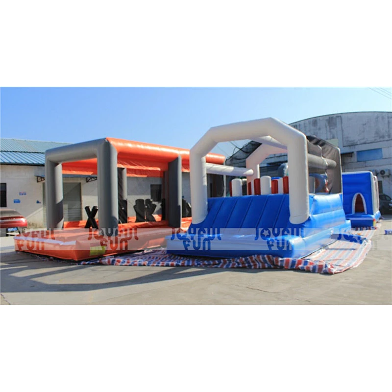 The biggest U turn adult inflatable obstacle cours inflatable obstacle course for sale