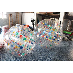 Cheap price inflatable bumper ball color button human bumper ball funny soccer sport game for sale