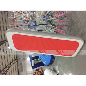 Factory Wholesale Mini Inflatable Yoga Gymnastic Mat Custom size outdoor indoor track tumble with good price for sale