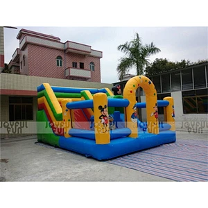 New Commercial Sport Theme Park Bouncy Castle Inflatable Playground with Slide for Sale