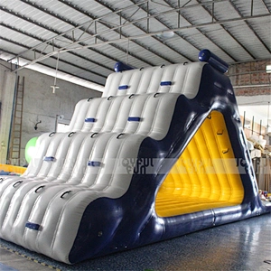 Hot Sale Used Pool Slides Giant Climbing Inflatable Floating Water Slide Price
