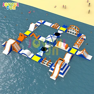 2021 JOYFUL FUN Commercial Adult Kids Open Water Sea Floating Inflatable Water Parks