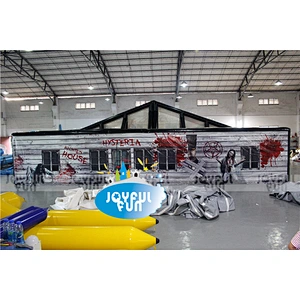 Professional Commercial Halloween horror house inflatable maze game inflatable scary haunted house for sale