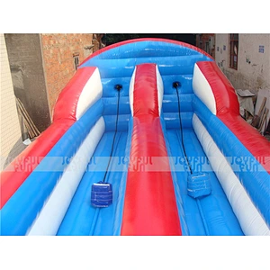 Inflatable Sport Game Inflatable Bungee Run Equipment with Shooting Basket