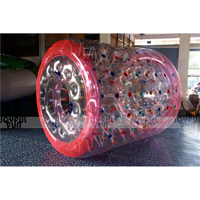 New design commercial products inflatable toys colourful roller wheel funny game for sale