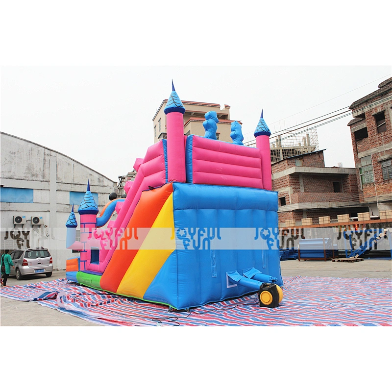 Professional factory favorite Micky Mouse cartoon inflatable slide inflatable dry slide for amusement park
