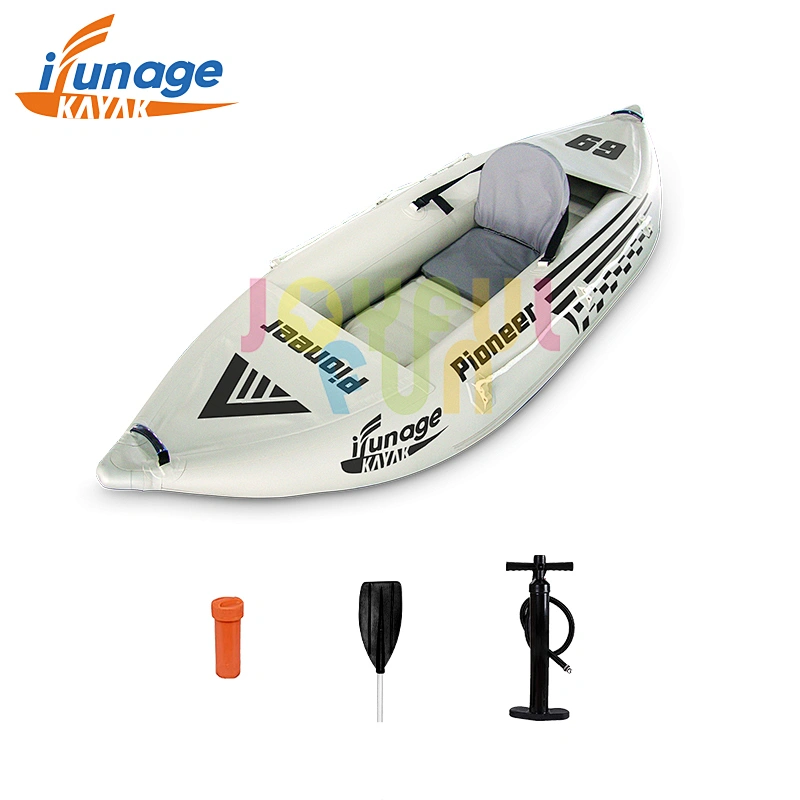 JOYFUL FUN foldable kayak fishing  boat outdoor inflatable canoe kayak