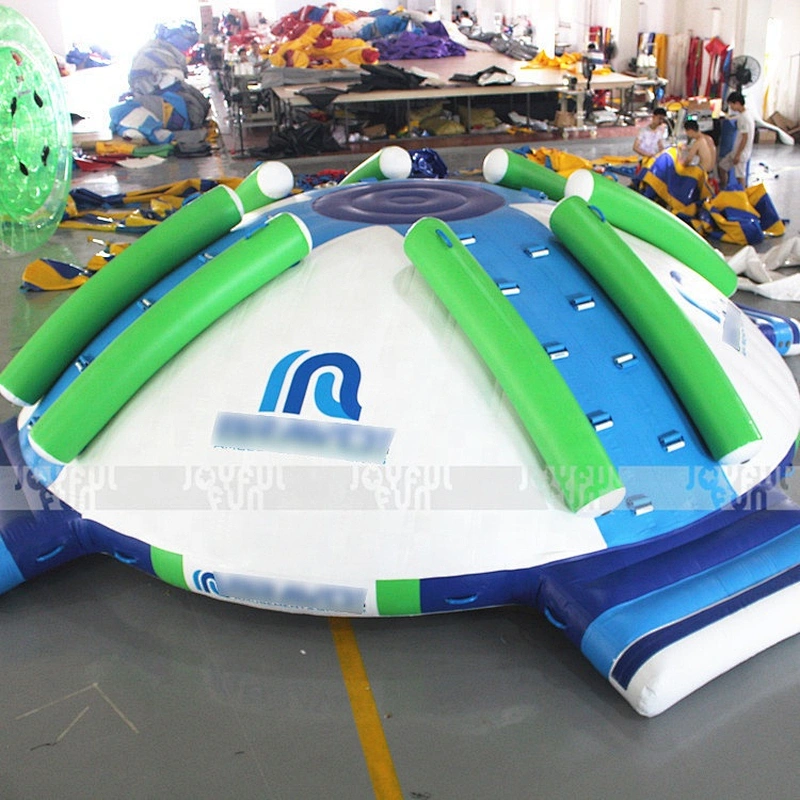 China factory price comfortable inflatable water island water floating sofa water bed used in pool rest for swim multi-function