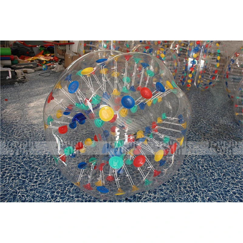 Cheap price inflatable bumper ball color button human bumper ball funny soccer sport game for sale