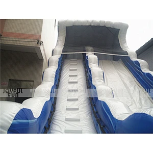 China factory cheap giant inflatable wet slide inflatable jumping game slip for kids and adults