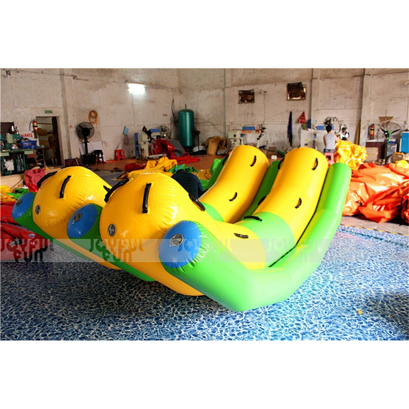 Chinese Factory Inflatable sled See Saw Double Tubes with Handles used in Water for Sale