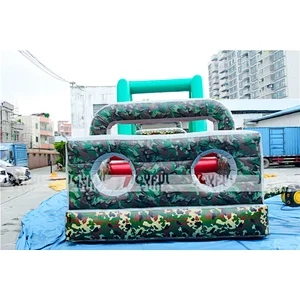 Factory Price High Quality Obstacle Course Equipment Used Commercial Outdoor Inflatable Obstacle Course for Adult