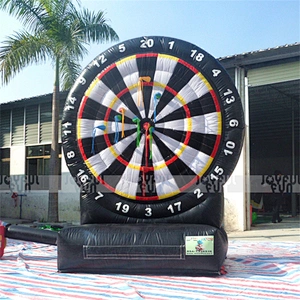 Used inflatable soccer or darts target toys equipment for sale