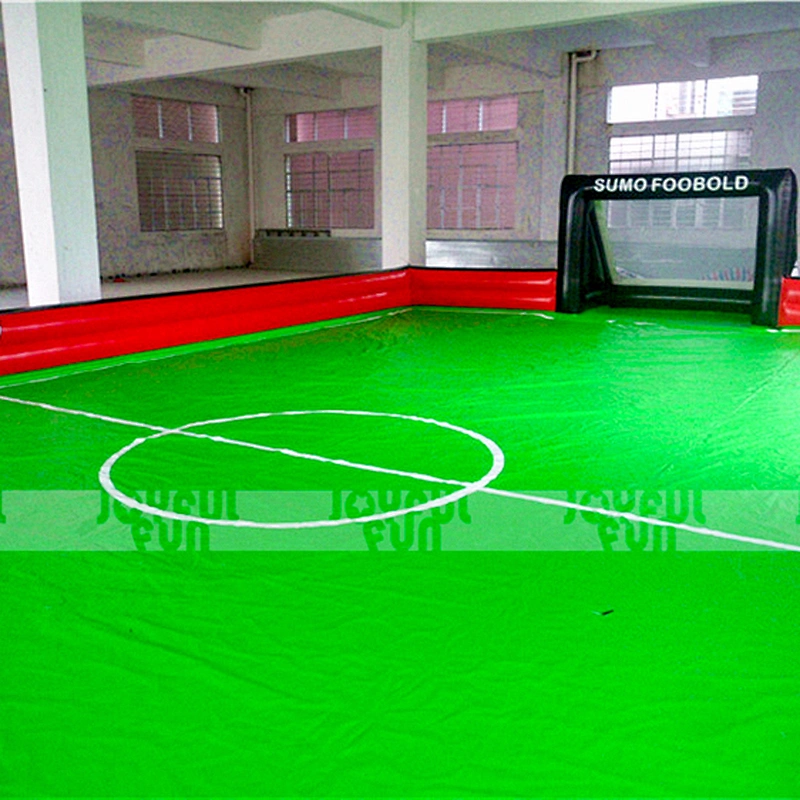 Factory indoor inflatable football field for sale, customized used inflatable sport equipment for baby