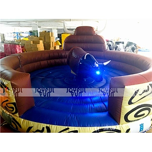Factory price inflatable rodeo bulls funny ride game inflatable mechanical bull riding toys for adult