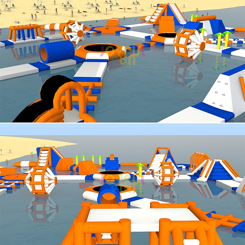 Joyful Fun factory inflatable sea water park prices