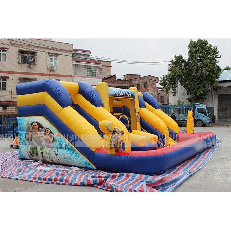 Professional China factory cheap price cartoon design inflatable jumping bouncer combo