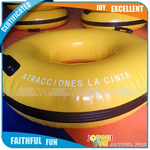 Good quality simple type inflatable PVC water floating ring with handles used in pool