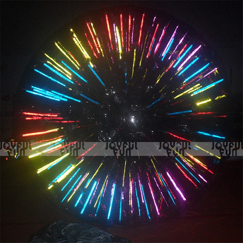 Customized Hot sell PVC/TPU  inflatable fluorescence zorb ball inflatable sport game for sale