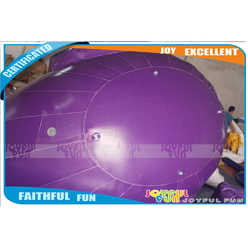 2017 welding giant inflatable tire advertising cartoon of purple duck