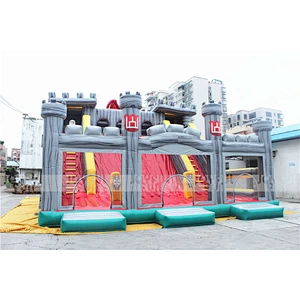 Popular Inflatable Castle Children Outdoor Playground with Big Slide