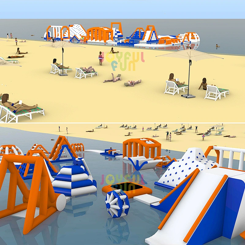 Joyful Fun 2021 Customized Adventure Park Big Outdoor Inflatable Floating Water Park