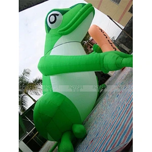 Ad use amusement park inflatable welding frog model ad outdoor for sale