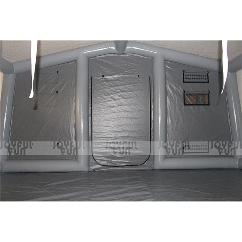 Cheap prices durable PVC large inflatable fire fighting tent, giant square firefighting inflatable tent