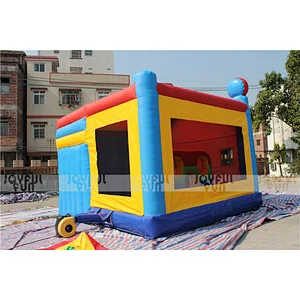 Inflatable cartoon jump bouncy castle house inflatable combo for amusement park