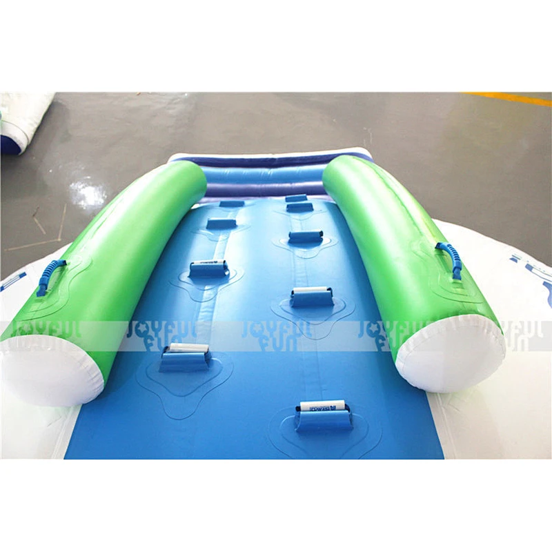 China factory price comfortable inflatable water island water floating sofa water bed used in pool rest for swim multi-function