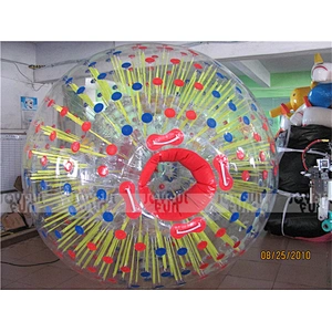 Cheap Inflatable Colored Night Light Zorb Ball for sale