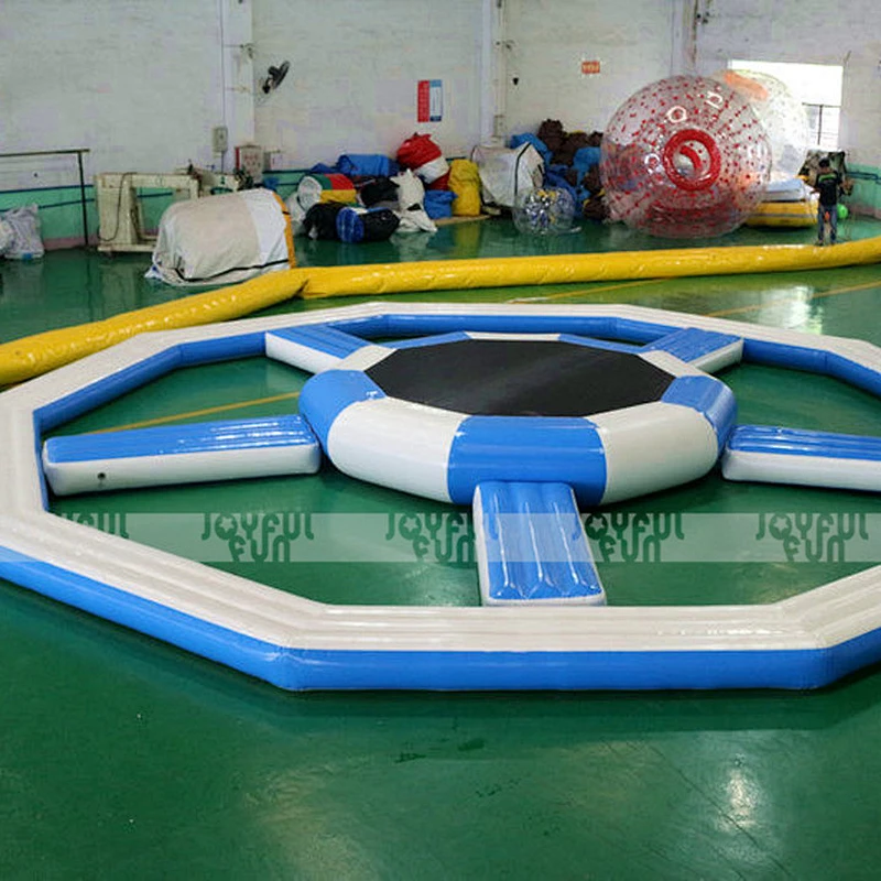 Profession Supplier High Quality Outdoor Water Island Used Commercial Giant Inflatable Water Island in Water Play Equipment