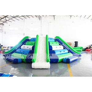 PVC durable material commercial Inflatable Floating Water Island water play equipment for sale