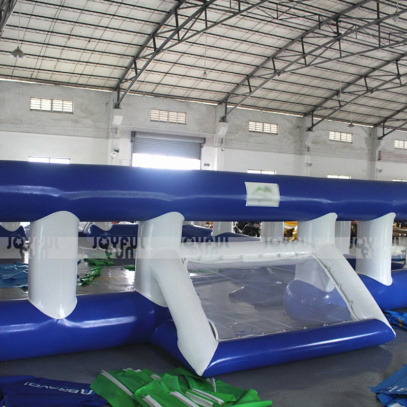 Giant inflatable water soccer field indoor playground equipment funny games inflatable toy for kids and adults