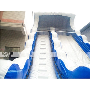 Custom inflatable water slide slide sipper with small water pool for sale
