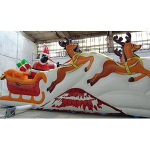 Christmas Theme Inflatable Obstacle Course Durable Inflatable Obstacle Christmas Deer Obstacle Course