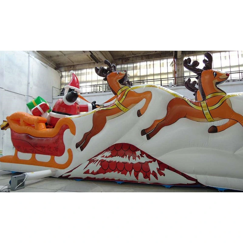 Christmas Theme Inflatable Obstacle Course Durable Inflatable Obstacle Christmas Deer Obstacle Course