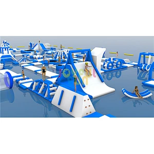 2020 Manufacturer New Active Sport Game Customized Outdoor Large Inflatable Floating Water Park