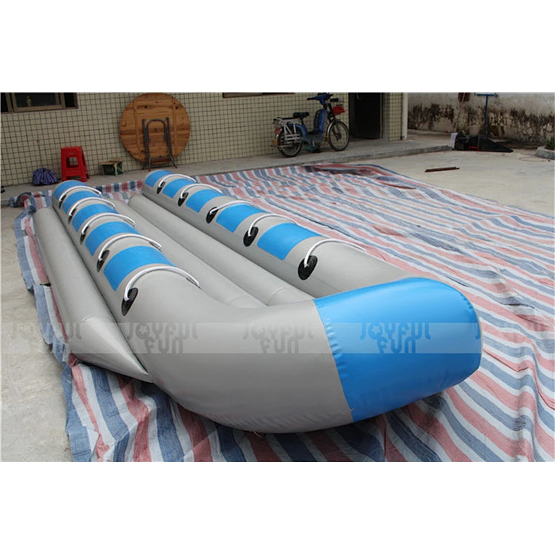 Factory Price Inflatable Banana Boat 10 Seats Double Tube Giant Inflatable Banana Boat for Adult