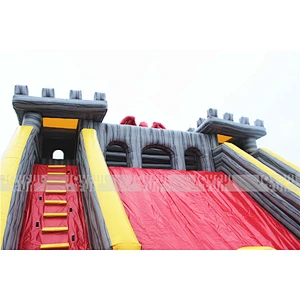 Popular Inflatable Castle Children Outdoor Playground with Big Slide