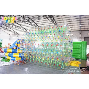 Factory Direct LED and Reflective Roller Outdoor Used Commercial Inflatable Water Roller for Sale